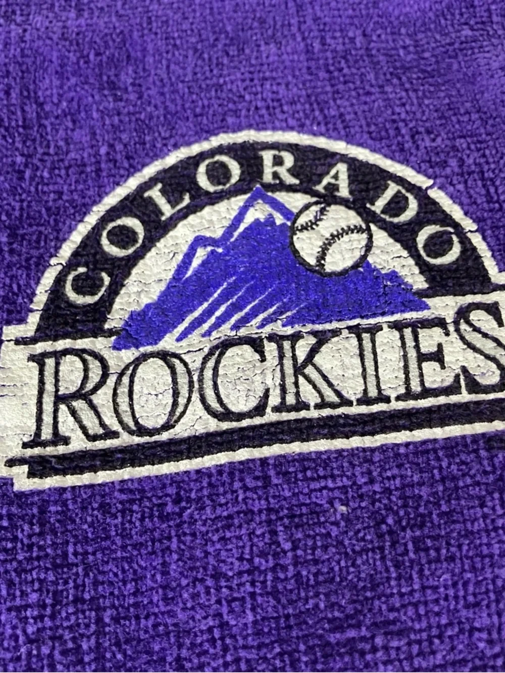 Rockies Purple 'Year of the Fan' Logo‎ Rally Hand Towel by Rockies 2012 Coors